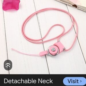 20 pcs X$18 Pink Lanyard with Detachable Neck Strap